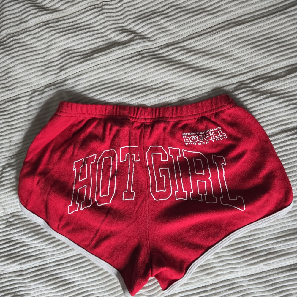 Women's Athletic Shorts - Bold Red
